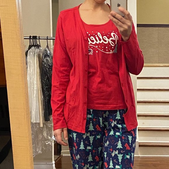 3 Piece Cardigan Pajama Set (Kim Rogers®) - Picture 1 of 7